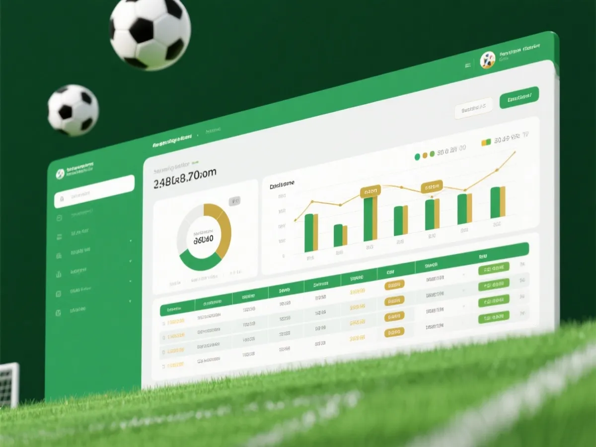 赛事数据界面示意图